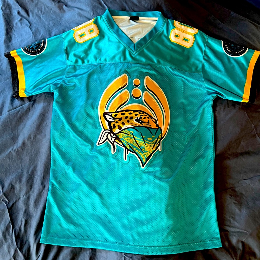 Bass city brigade Bassnectar Jersey - Teal color